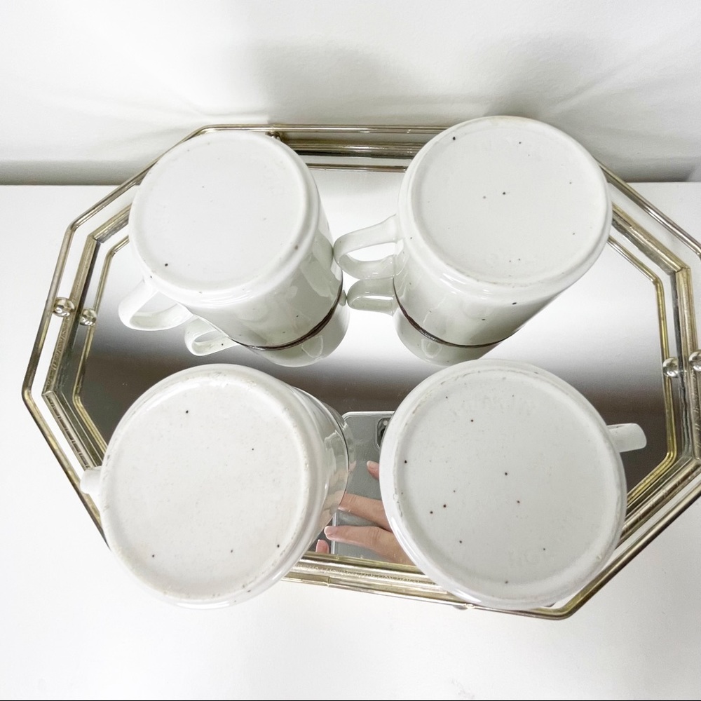 Set of 4 Brown Speckle Mini Mugs - Picture 8 of 16